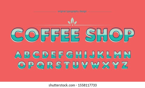 Green Colorful Playful Cute Bold Typography Design Artistic Font