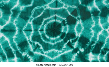 green colorful tie dye pattern texture background. creative modern mandala decoration illustration