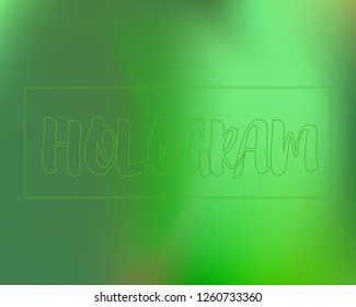Green Colors Shiny Gradient Background. Wavy green shades mash backdrop original vector design. Dynamic gradient template for your design. Neon light blurry glitter wallpapers