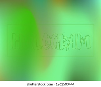Green Colors Shiny Gradient Background. Wavy green shades mash backdrop original vector design. Dynamic gradient template for your design. Neon light blurry glitter wallpapers