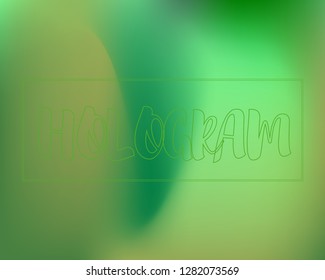 Green Colors Shiny Gradient Background. Wavy green shades mash backdrop original vector design. Dynamic gradient template for your design. Neon light blurry glitter wallpapers