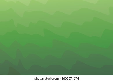 green colour liquid background. Fluid shapes composition.