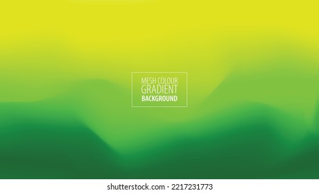 green colour mesh gradient abstract vector background 