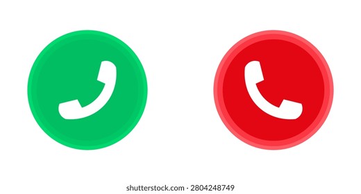 a green colur phone icon white background. vector