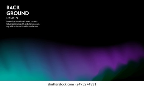 green combination purple gradient abstract background, soft technology wave pattern, in eps 10