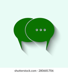 Green Communication Icons