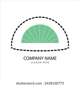 green company logo, half circled logo