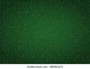 Green computer code vector background