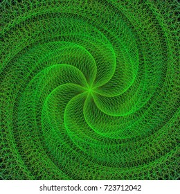 Green computer generated digital graphic design background