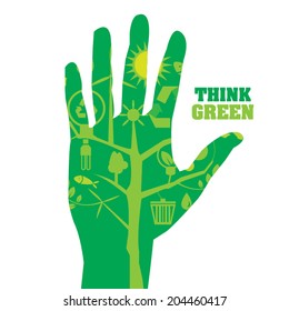 green concept.