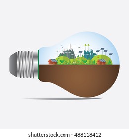 green concept. save Eco Energy.green information with ecology and green city of energy saving or clean energy with green collection.Ecology info collection,Charts,Symbols,Graphic elements.