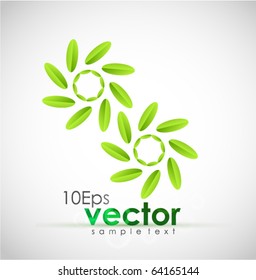 Concepto verde. Ilustración del vector