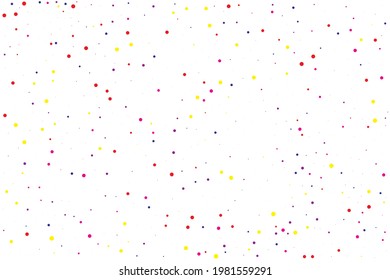 Green Confetti Circle. Red Round Xmas. Pink Bubble Bokeh. Yellow Falling Explosion. Purple Glitter Holiday. Blue Texture Vector. Orange Carnival Wedding. Birthday Explosion.