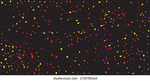 Green Confetti Element. Blue Anniversary Decor. Yellow Carnival Wedding. Festive Celebration. Indigo Vector Gift. Decoration Graphic. Party Sparkle. Falling Paper.