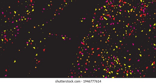 Green Confetti Gift. Indigo Anniversary Wedding. Purple Carnival Gift. Festive Decor. Pink Vector Paper. Decoration Background. Party Texture. Falling Gift.
