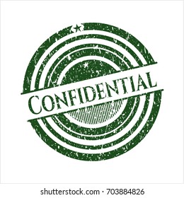 Green Confidential distressed rubber texture
