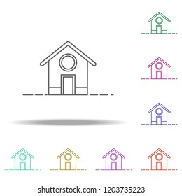 green construction outline icon. Elements of Ecology in multi color style icons. Simple icon for websites, web design, mobile app, info graphics