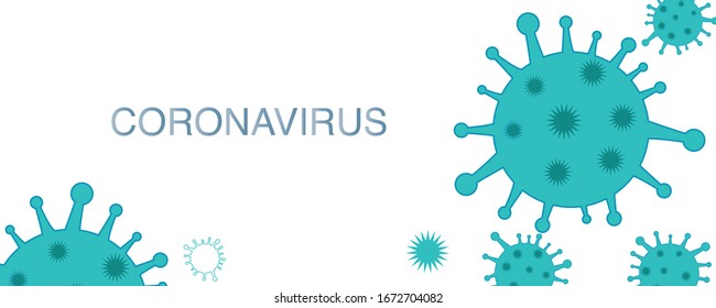 Green corona virus infection. Virus corona virus microbe vector. Corona virus sign outbreak background