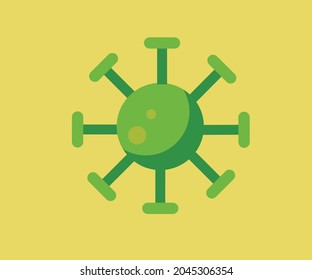 green corona virus vector image