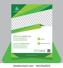  Green Corporate Flyer Creative Premium Flyer