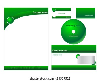 Green corporate identity