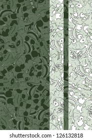 Green cover background