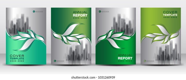 Green Cover design template vector, Nature organic leaves creative idea, Can be use to Business Brochure flyer, Annual Report, Magazine,Poster, Corporate Presentation, Portfolio, book, banner, website
