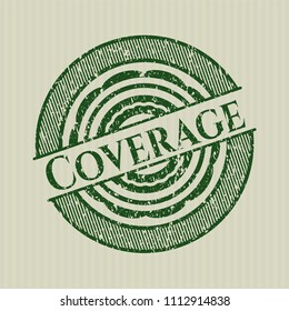 Green Coverage rubber grunge texture seal