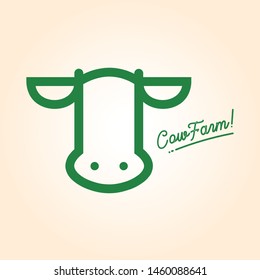 Green Cow Farm Logo Design