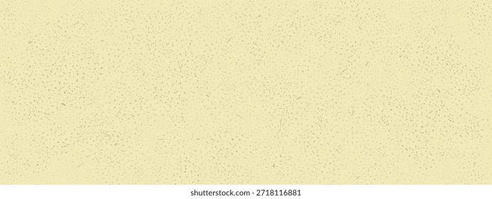 Grünes Handwerk alte Papierstruktur, Vektorhintergrund. Mulberry Papier Textur mit Rauschen und Punkten Illustration