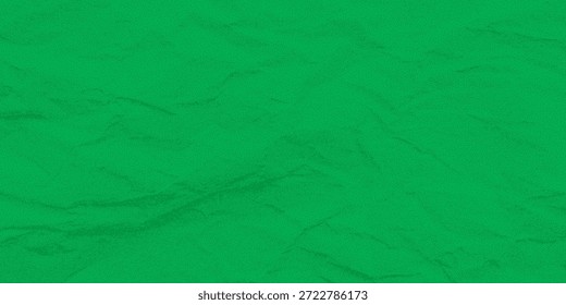 Grüne Handwerkspapier Falten Textur mit staubigen Speckle, schwache Rasterpunkte, stumpfe helle Tönung, getragen farbigen Blatt Hintergrund.