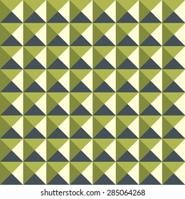 green cream black abstract triangles background