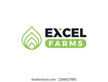 Green and creative simple icon based logo design for a business.