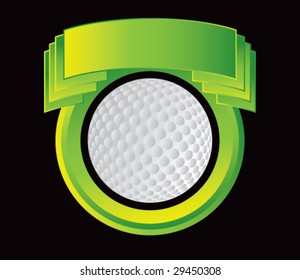 green crest with golf ball
