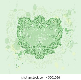 Green Crest Vector Illustration
