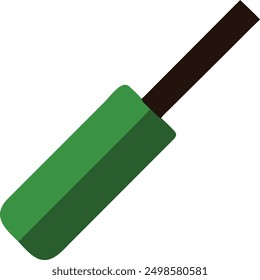 a green cricket bat icon