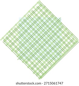 Patrón transparente de rejilla cruzada verde