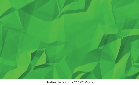 green crumpled paper texture sheet background