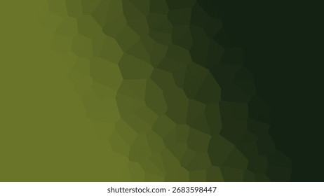 Green crystal creative geometric abstract gradient background artwork pattern Creative design.
