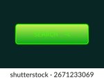 Green CTA button with text: Search and magnifier icon.