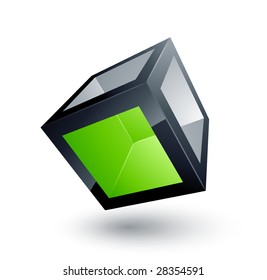 Green cube