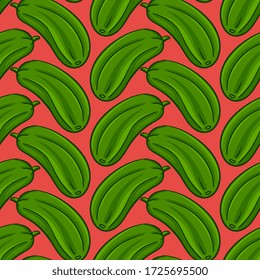 Cupepino verde, ilustración, vector sobre fondo blanco