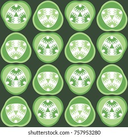 green cucumber pattern