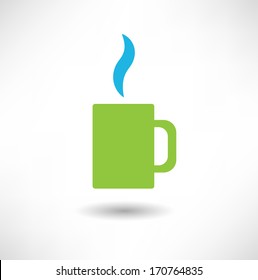 Green cup icon