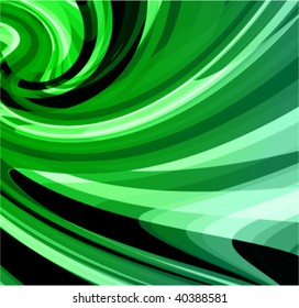 green curly shiny digital background