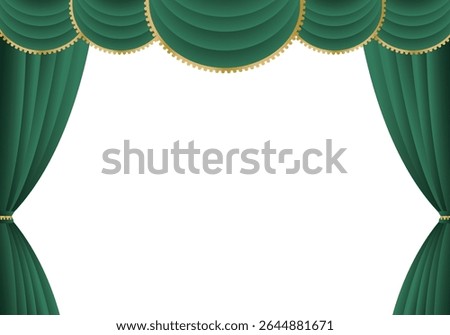 Green curtain
Green curtain stage (horizontal)