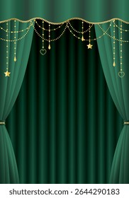 Green curtain
Green curtain stage (vertical)