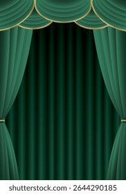Green curtain
Green curtain stage (vertical)