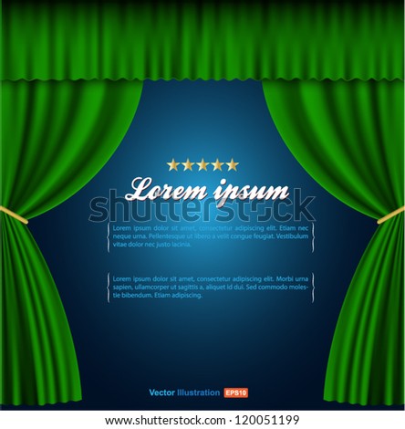 Similar – Image, Stock Photo green Drape Curtain closed
