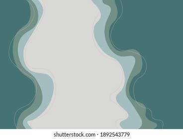 green curve colored abstract background creation smooth graphics